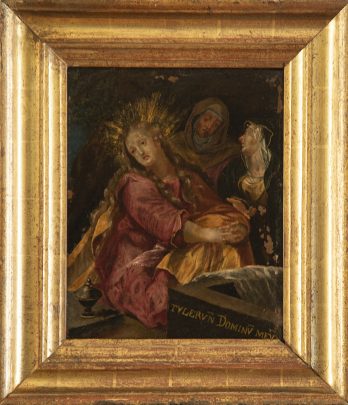 ESCUELA FLAMENCA, SIGLO XVIILas Tres Marías en el Sepulcro