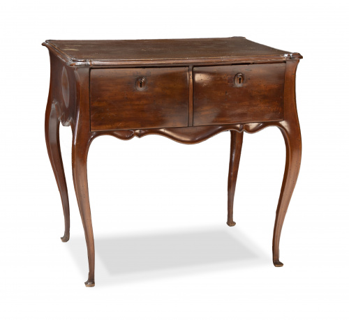 "Table à écrire" Luis XV de madera de caoba Francia, S. X