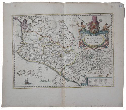 JOHANNES JANSSONIUS (1588-1664)Nova Hispania et Nova Gall