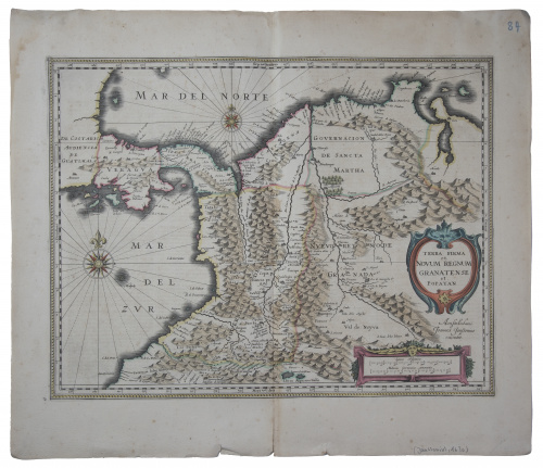 JOHANNES JANSSONIUS (1588-1664)Terra Firma et Novum Regnu
