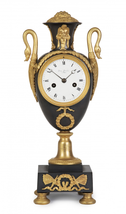 "Jean Perris, Paris".Reloj Carlos X de estilo  imperio en