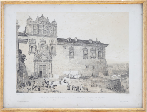 JENARO PÉREZ VILLAAMIL (dibujó) BENOISTH (lith)Vista de l