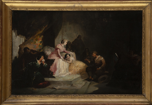 JOSÉ JIMÉNEZ ARANDA (Sevilla,1837 - 1903)Tres escenas del