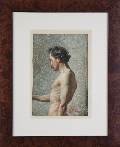 JOSEP TAPIRÓ (Reus, 1836 - Tánger, 1913)Desnudo masculino