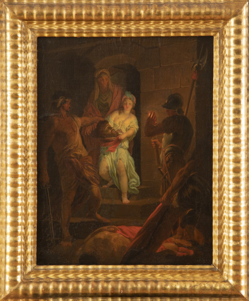 ESCUELA FRANCESA, H. 1800Judith con la cabeza de Holofern