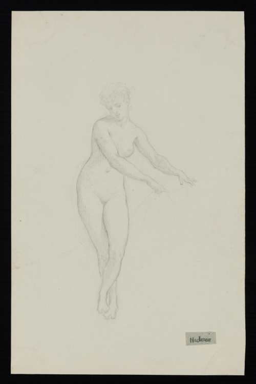 PIERRE EDMOND ALEXANDRE HEDOUIN (1820- 1888).Desnudo femen