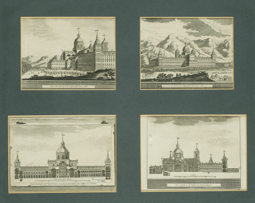 PETER VAN DER AA (1659 - 1733) Cuatro vistas del Real Mona