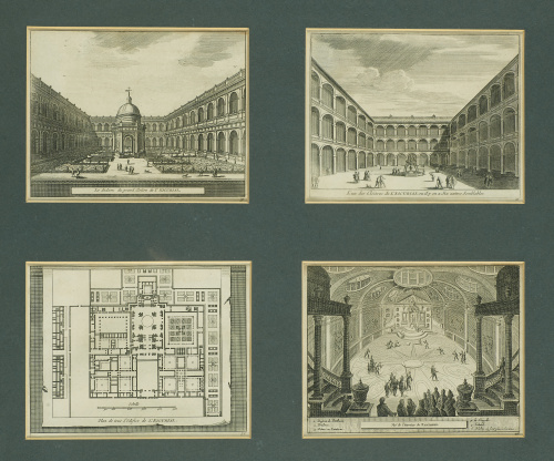 PETER VAN DER AA (1659 - 1733)“Vista de la planta, interio