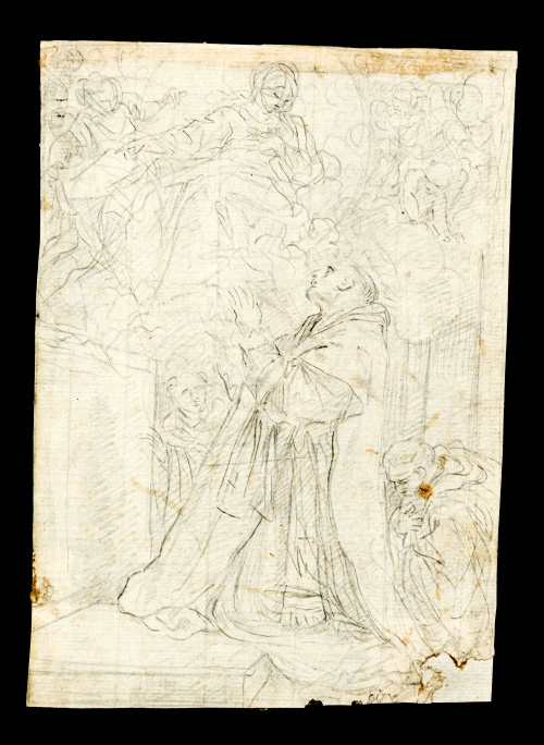 CARLO MARATTA (1625- 1713)Aparición de la Virgen a San And