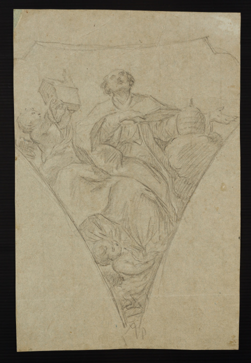 ESCUELA ESPAÑOLA, MEDIADOS DEL SIGLO XVIII. San Gregorio m