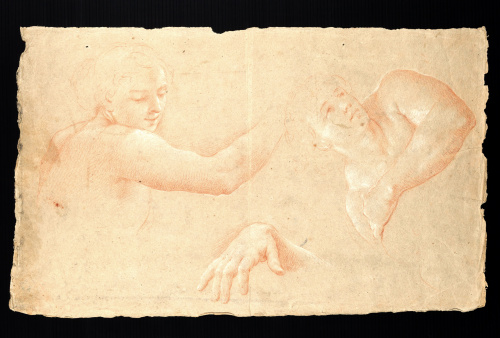 FRANCISCO BAYEU Y SUBÍAS (1734 - 1795)Dos figuras, masculi