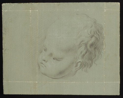 ATRIBUIDO A FRANCISCO JAVIER RAMOS (1746 - 1817). Cabeza d