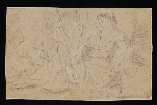 ESCUELA ESPAÑOLA, TERCER CUARTO DEL SIGLO XVIII. Virgen co