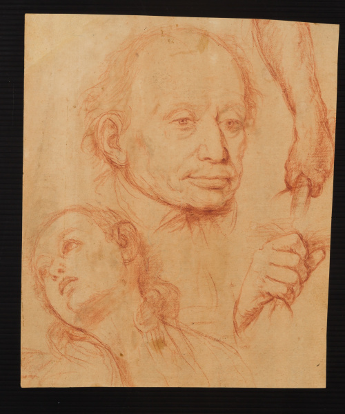 ESCUELA ESPAÑOLA, PRIMER CUARTO SIGLO XVIII.Cabeza de homb