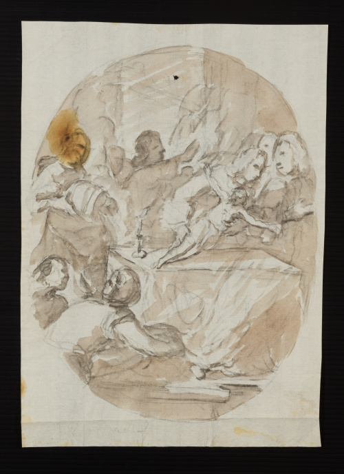 ESCUELA ITALIANA, SIGLO XVIIIEscena religiosa.