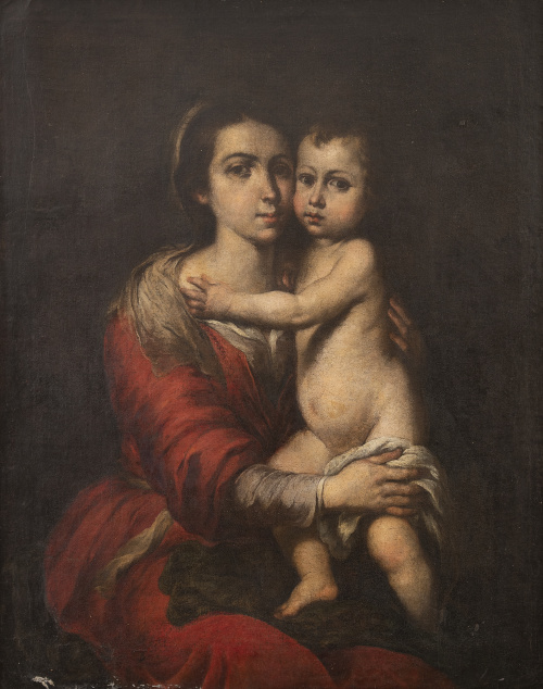 SEGUIDOR DE MURILLOVirgen con Niño