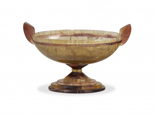 Copa de cuarzo, siguiendo modelos antiguos, S. XIX.