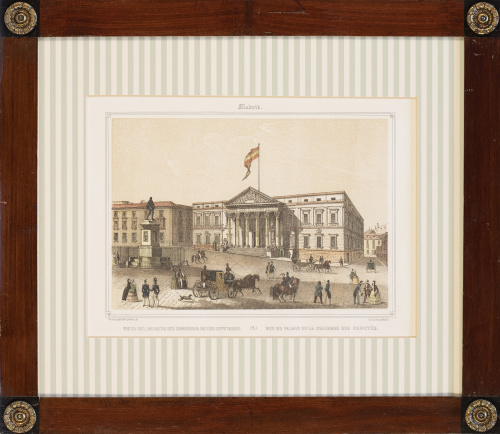 LEOPOLD (dib) J. DENAM (lit)"Vista del Museo y de las cua