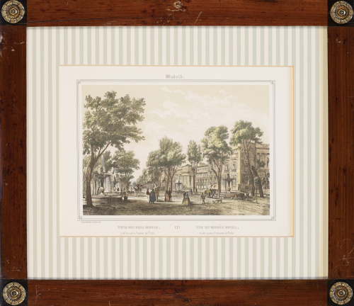 LEOPOLD (dib) J. DENAM (lit)"Vista del Museo y de las cua