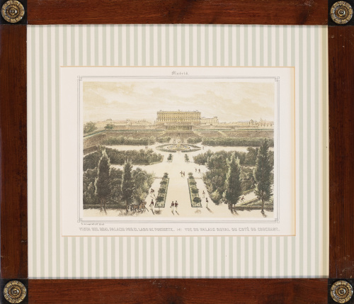 LEOPOLD (dib) J. DENAM (lit)"Vista del Museo y de las cua