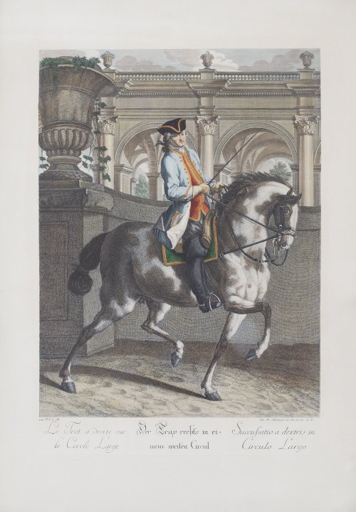 JOHANN ELIAS RIDINGER (1698-1767)"Le Nouveau Menage", "Gr