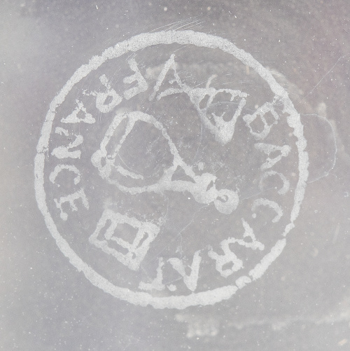 Cristalería de cristal trasparente tallado de Baccarat. Sel