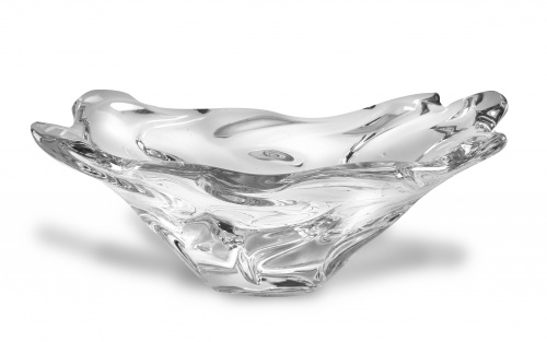 Daum.Centro de cristal tallado, años 50.Firmado en la b