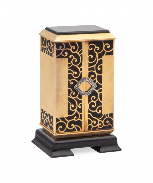 Reloj Art Decó JANESICH  breveté de sobremesa con diseño de