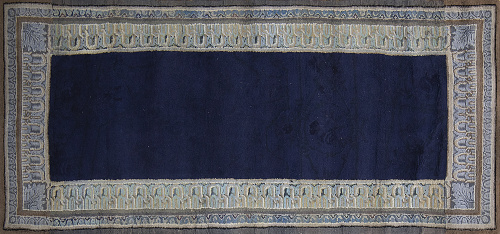 Alfombra en lana de nudo español.S. XX.