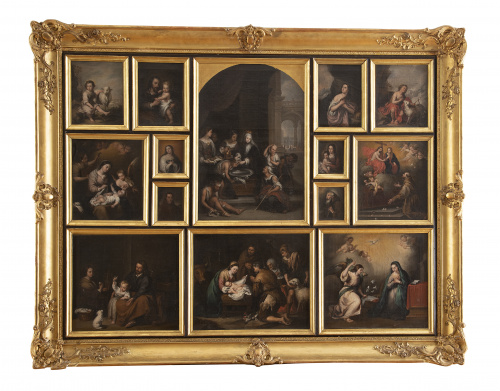 ESCUELA ESPAÑOLA, SIGLO XIXEl Buen Pastor, San José con e