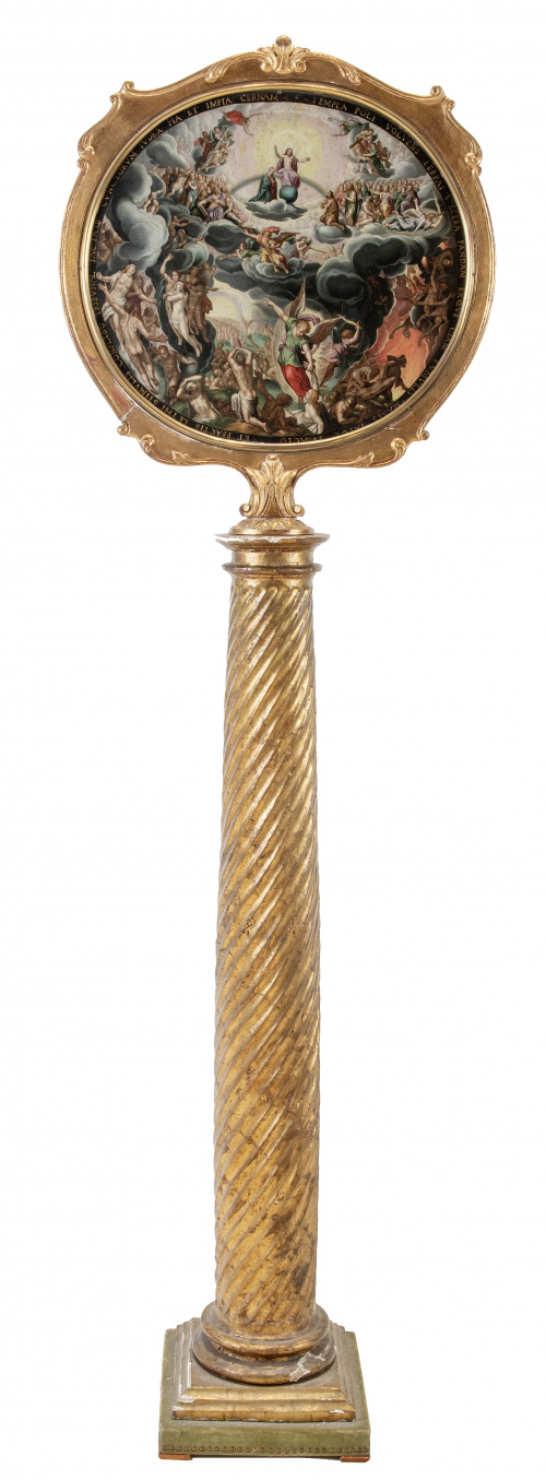 ESCUELA FLAMENCA, H.1600El Juicio Final y la Crucifixión 