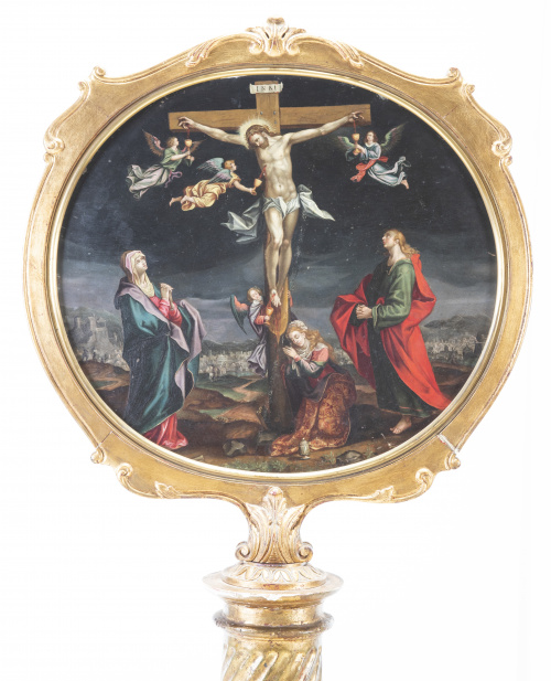 ESCUELA FLAMENCA, H.1600El Juicio Final y la Crucifixión 