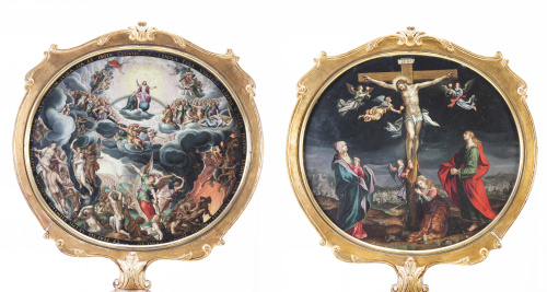 ESCUELA FLAMENCA, H.1600El Juicio Final y la Crucifixión 