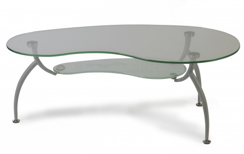 Pietro Psaier (1936-2004).Mesa de centro en forma de riñó