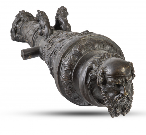 Modelo del cañón de San Pablo en bronce.Según Cosimo Cenn