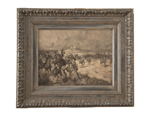 FERNANDO FERNÁNDEZ MOTA (Escuela española, Siglo XIX)Triu