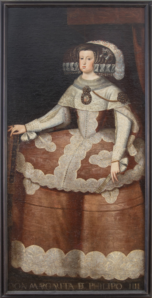 ESCUELA ESPAÑOLA, SIGLO XVIIRetrato de Doña Mariana de Au