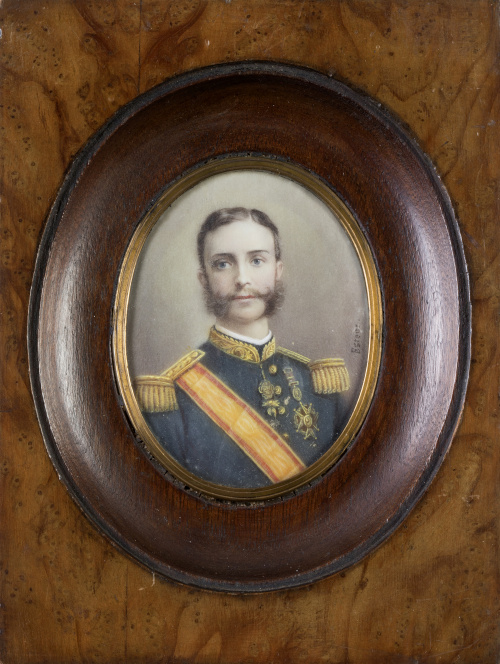 ESTEVE (Escuela española, siglo XIX)Retrato de Alfonso XII