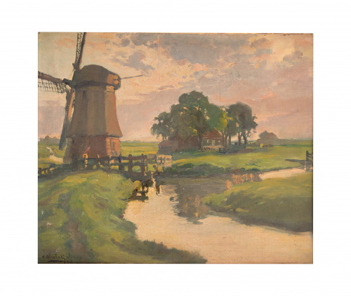 ÁLVARO ALCALÁ GALIANO (Bilbao,1873 - Madrid, 1936)Paisaje