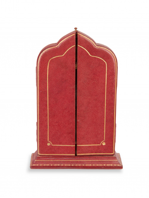 Altar portatil de CARTIER con miniatura sobre marfil que re