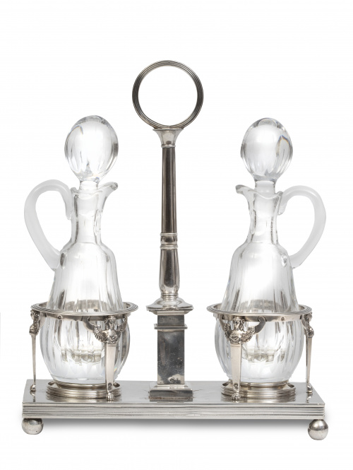 Convoy imperio de plata ley 800. Con marcas de localidad y 