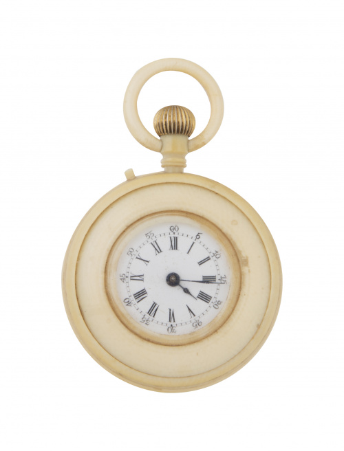 Reloj saboneta inglés de marfil 