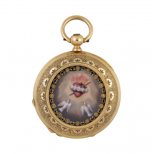 Reloj HUGUEMINS S. XIX en oro 43154