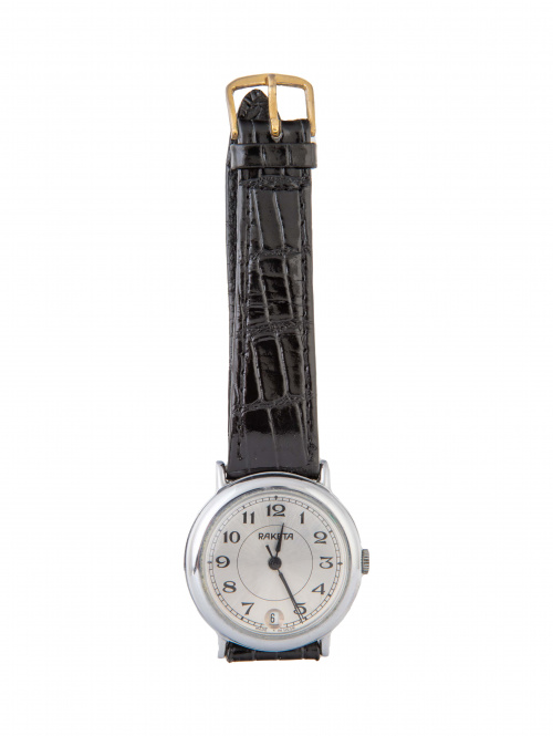 Reloj RAKETA en acero, años 80
