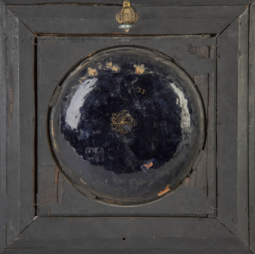 Jacques Laudin, (1617 - 1695).Esmalte circular con escena