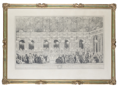 CHARLES-NICOLAS COCHIN (1715-1790)"Décoration du bal masq