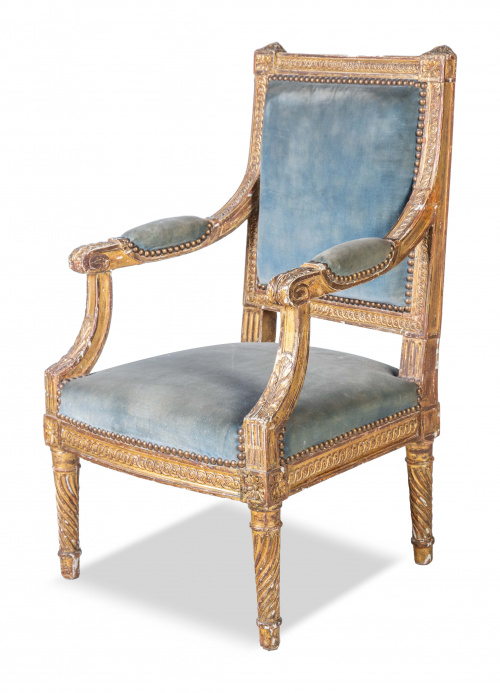 Georges Jacob (1770-1841).Silla de brazos Luis XVI para n