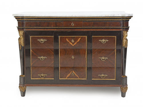 Cómoda arquitectónica Carlos IV.Atribuida a Joseph Renart