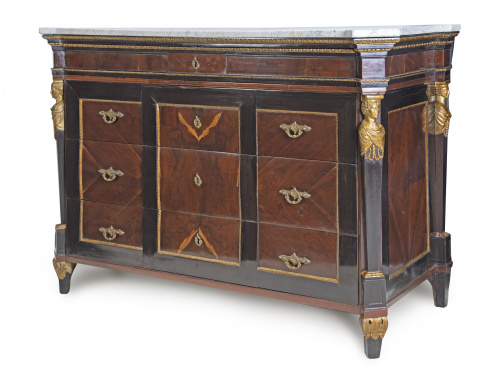 Cómoda arquitectónica Carlos IV.Atribuida a Joseph Renart