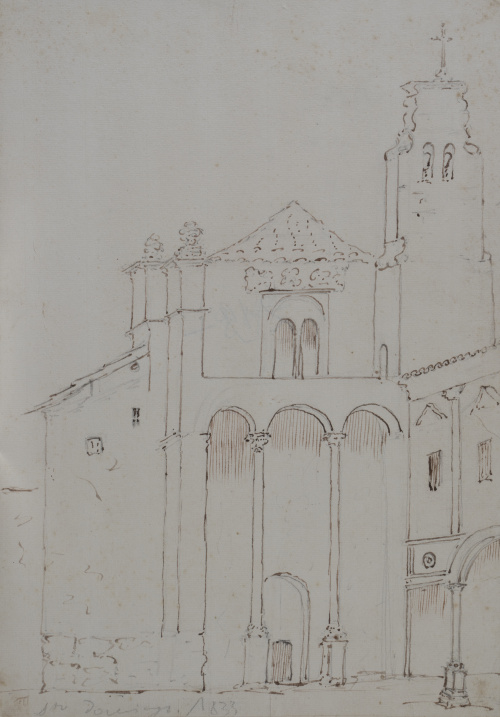 GENARO PÉREZ VILLAAMIL (1807-1854)Iglesia de Santo Doming